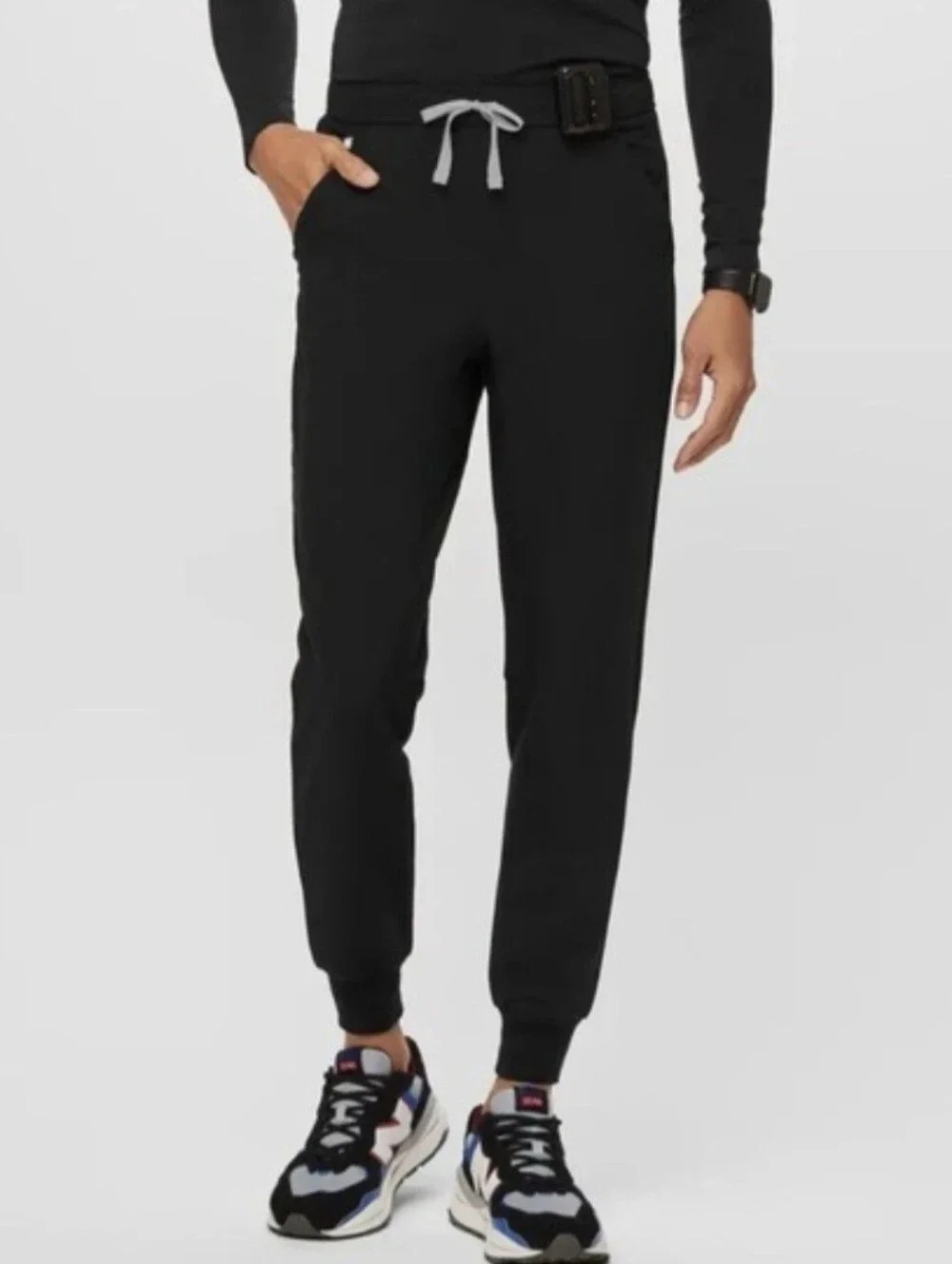 Figs Black Tansen Jogger Scrub Pants Size Small